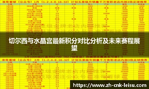 切尔西与水晶宫最新积分对比分析及未来赛程展望
