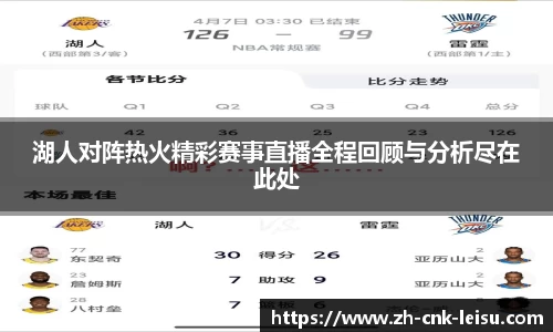 湖人对阵热火精彩赛事直播全程回顾与分析尽在此处